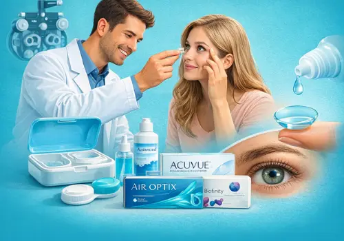 Lentes de contacto en Opticarlos Medellín